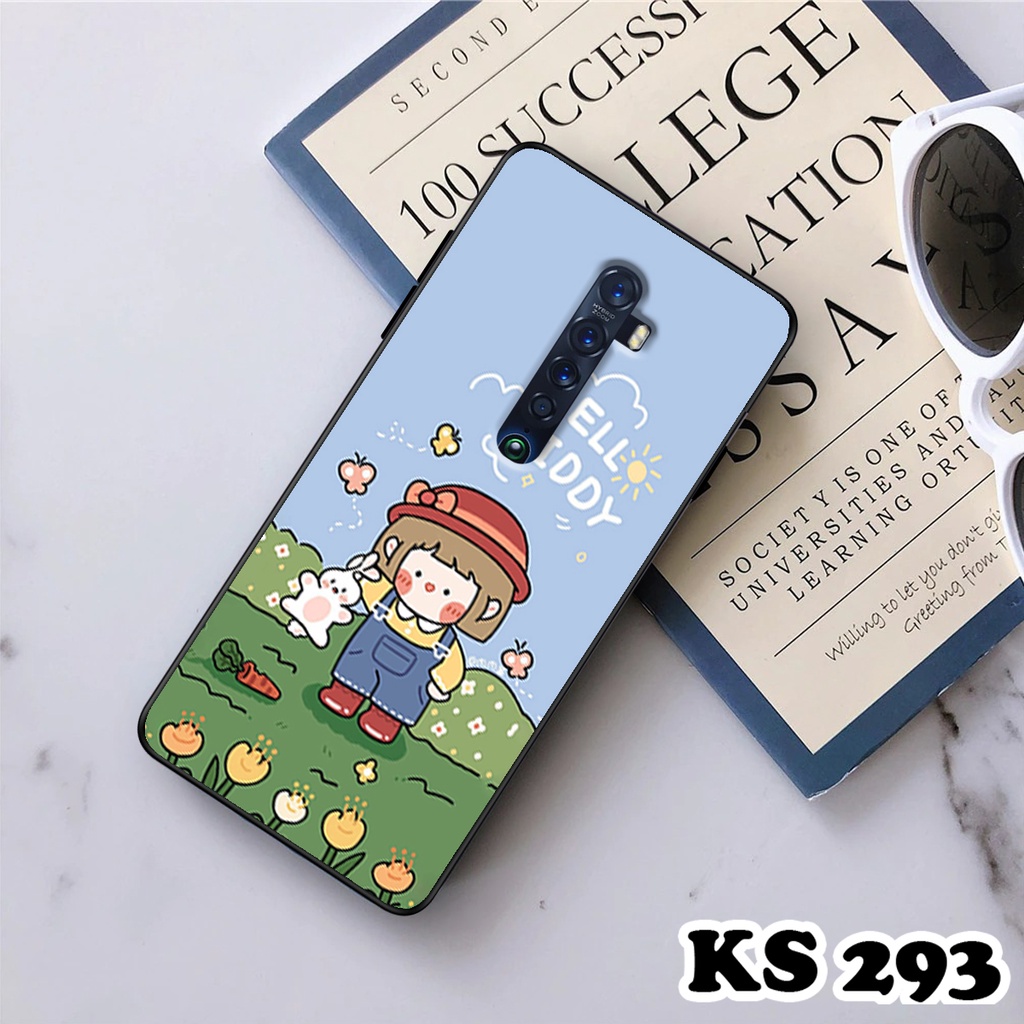 Ốp Lưng Oppo Reno 2 - Reno 2F - Reno 2Z - Ốp Oppo in hình Ngân hà &amp; Roro Jumb - Lưng nhám viền TPU