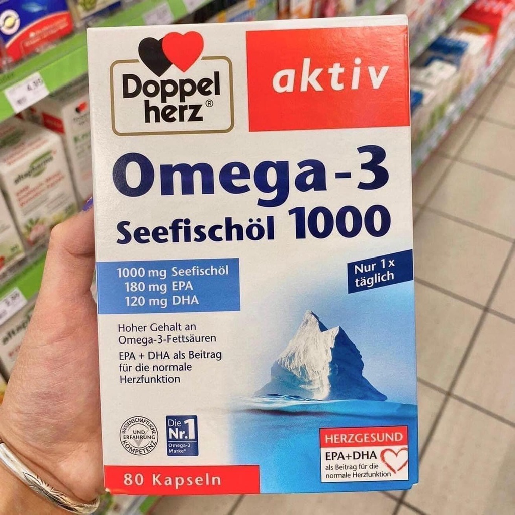 Bổ sung Omega 3 CAM KẾT HÀNG CHUẨN Viên uống dầu cá Omega