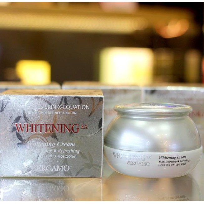 Kem dưỡng trắng da Bergamo Whitening EX Cream