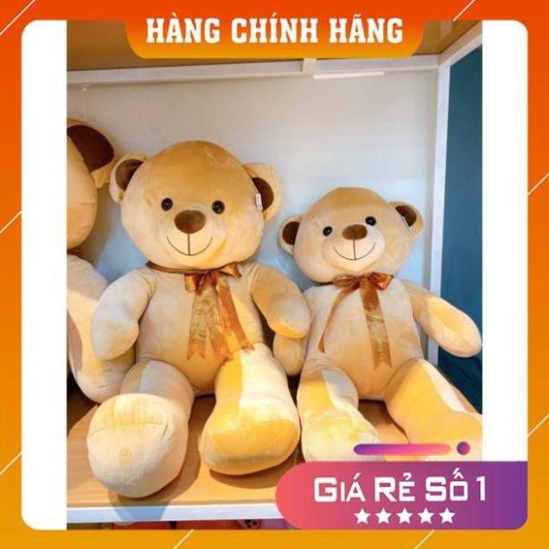 [ Mua ngay nhận ưu đãi của TINI ] [CAO CẤP] Gấu bông Teddy thú nhồi bông mồm thêu mbthu81