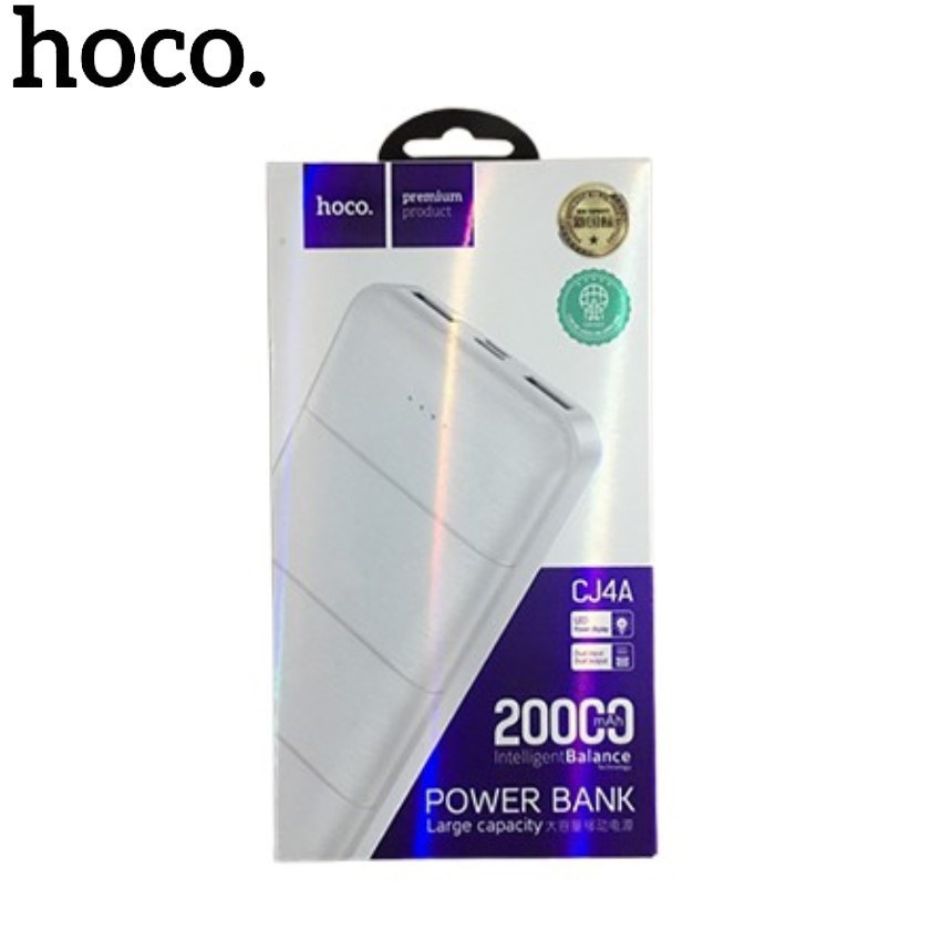 Pin Sạc Dự Phòng Hoco CJ4A Dung Lượng 20000mAh Sạc Bền Dùng Tiện Lợi Thời Gian Sạc Khủng, Thiết Kế Thời Trang Đẹp Mắt.