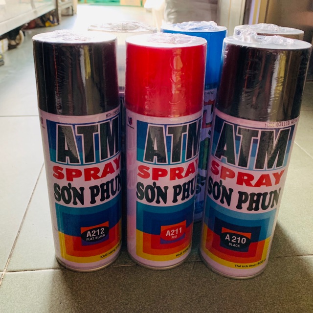 Sơn phun ATM(TV) đủ màu