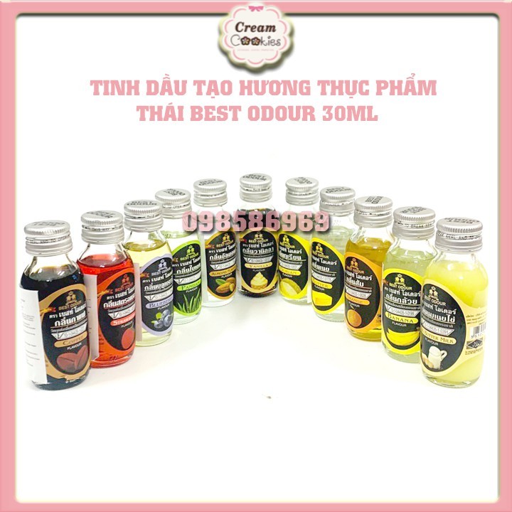 Tinh Dầu Thái Best Odour 30ml Hương Vani Cam Hạnh Nhân Bơ Bơ Sữa Việt Quất