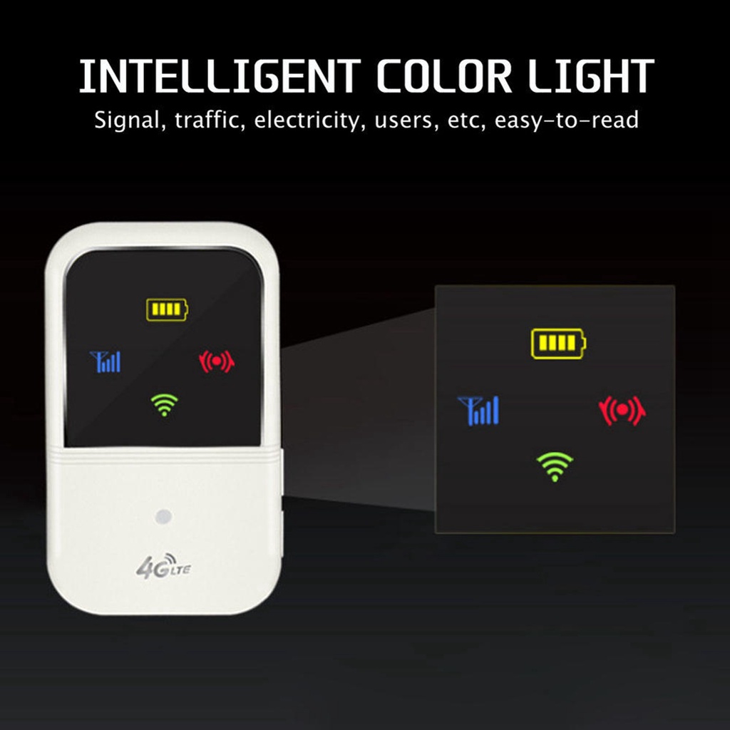Thiết Bị Phát WiFi Di Động Băng Tần Rộng 4G-LTE Di Động MiFi Hotspot