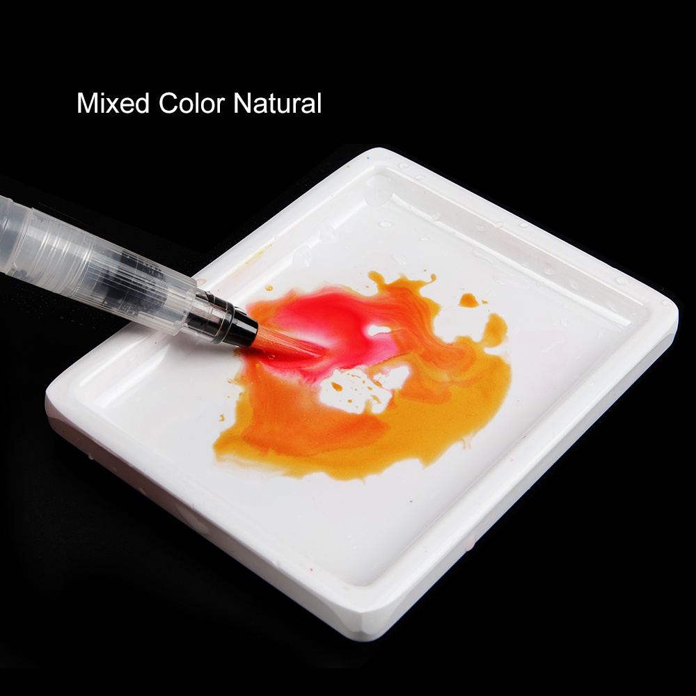 SeamiArt Watercolor Nail Art Set  50 Color Basic Nail Polish Brush 202 * 82 * 33mm
