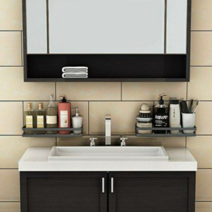 Kệ treo tường nhà bếp, phòng tắm, kệ để gia vị đa năng bằng thép không gỉ Freeship <3 | BigBuy360 - bigbuy360.vn