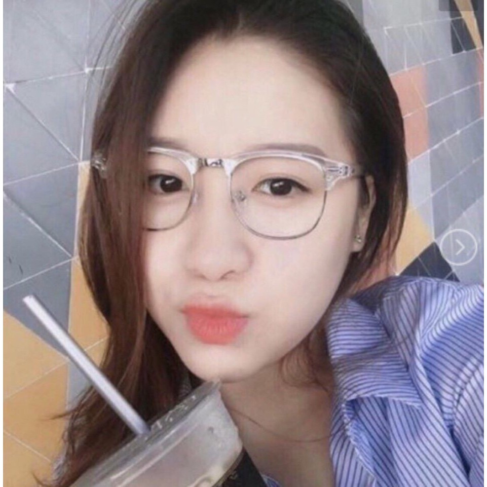 [GIÁ SHOCK] MẮT KÍNH RB TRONG NỬA GỌNG GIẢ CẬN CỰC XINH AH142 | BigBuy360 - bigbuy360.vn