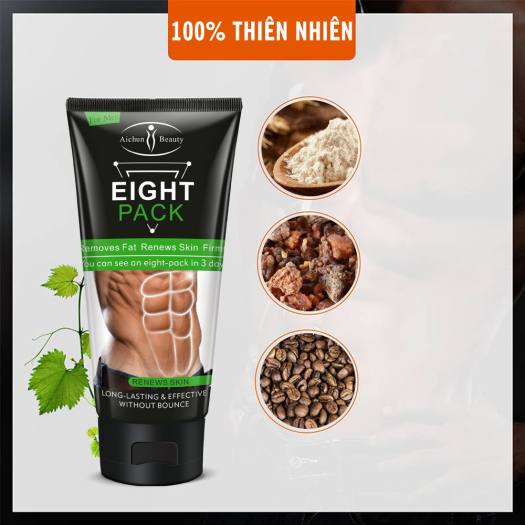 Kem massage tan mỡ bụng body Eight Pack