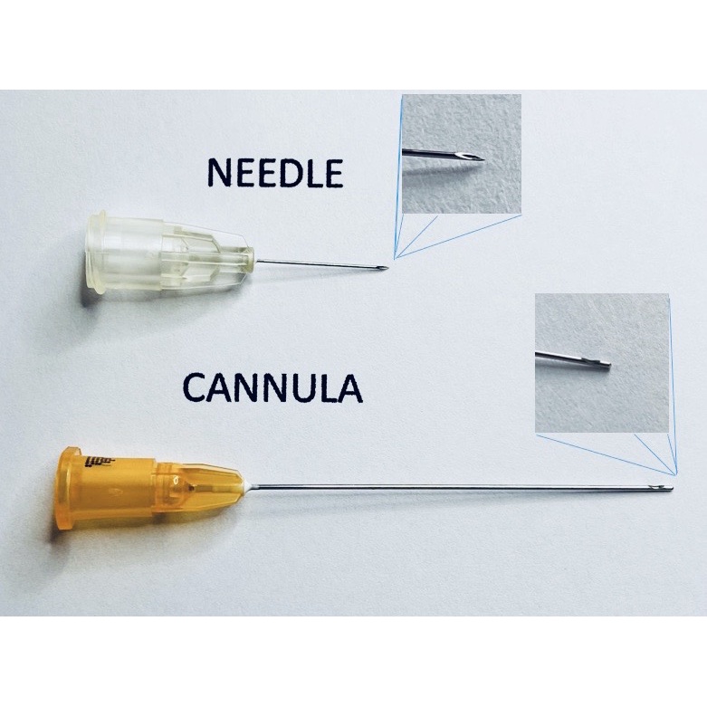 Kim đầu tù Cannula tặng kim mồi đủ size tiêm PRP