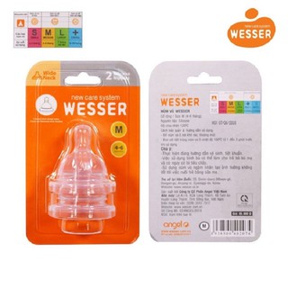 Núm ty Wesser cổ rộng mẫu mới