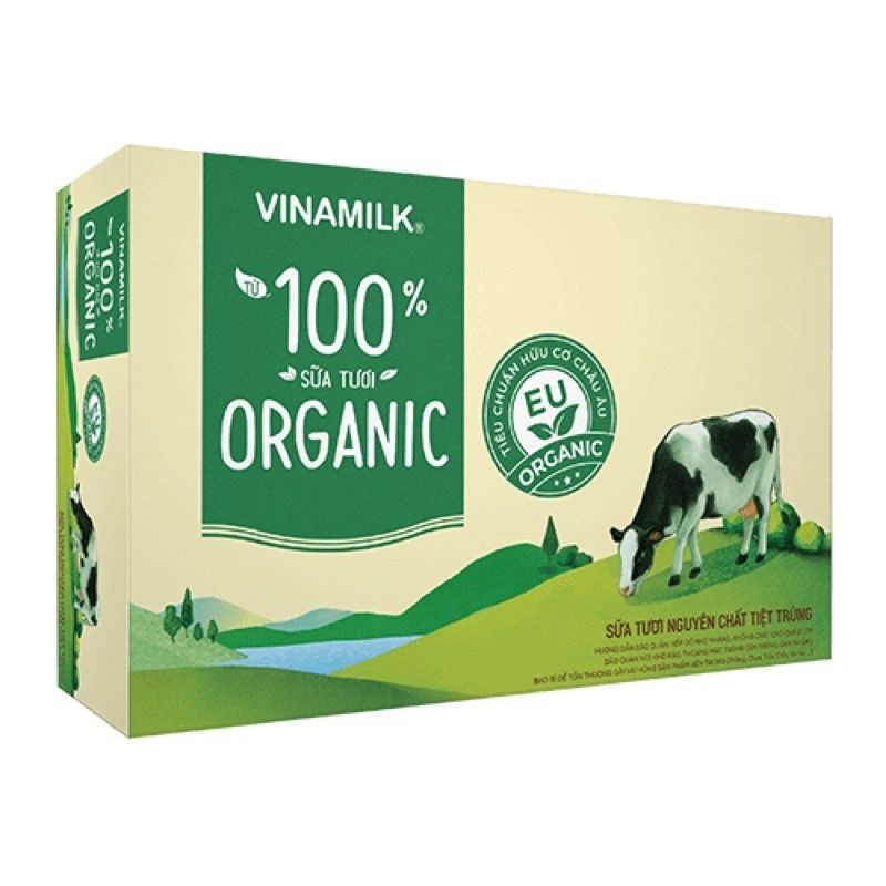 Sữa Organic Vinamilk 180ml