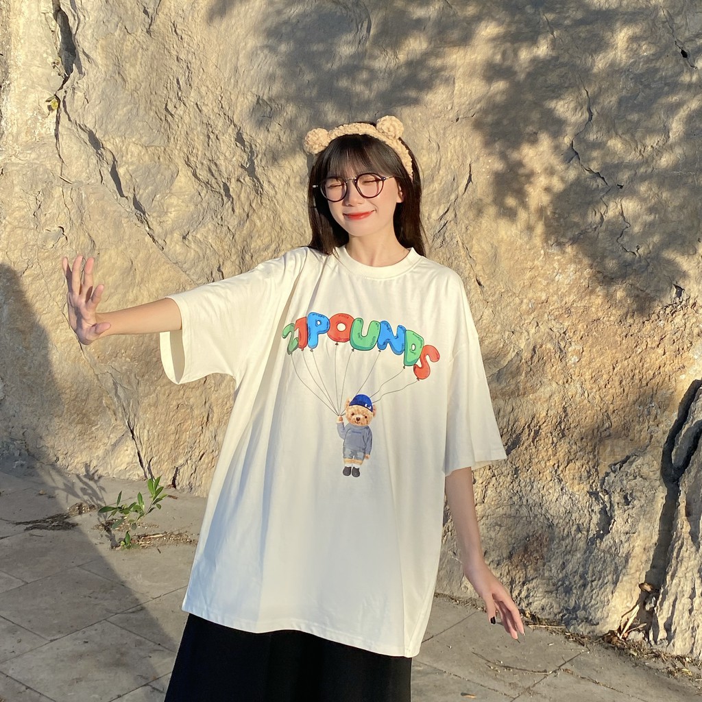 Áo thun gấu bóng bay 21pounds