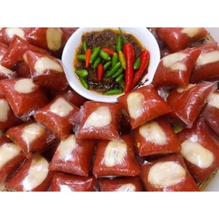 [ KHÔNG CAY ] NEM CHUA LAI VUNG TỎI KHÔNG ỚT ( 1 HỘP 10 CHIẾC)