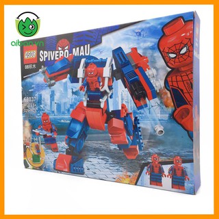 Lego Spider Man 229+ Mảnh Ghép Người Nhện Xa Nhà