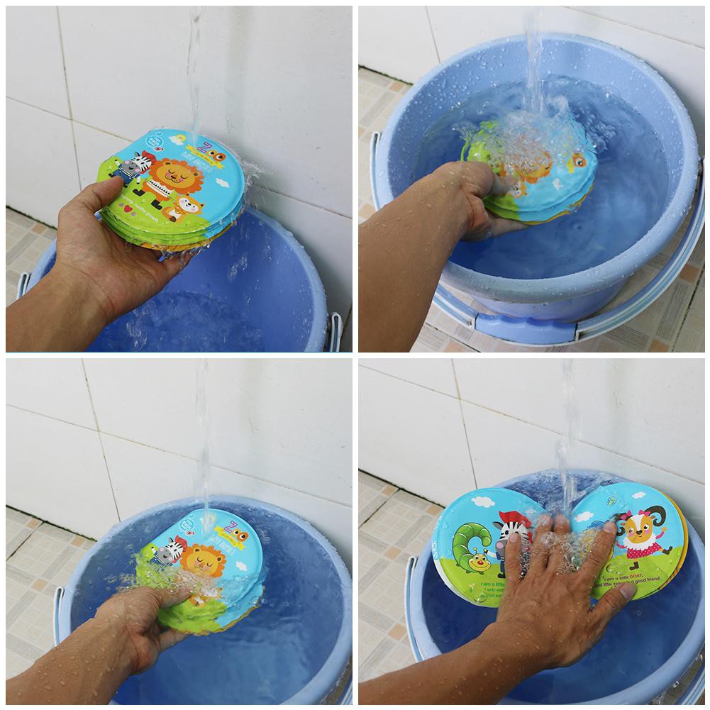 Sách vải chống thấm nước đồ chơi cho bé
