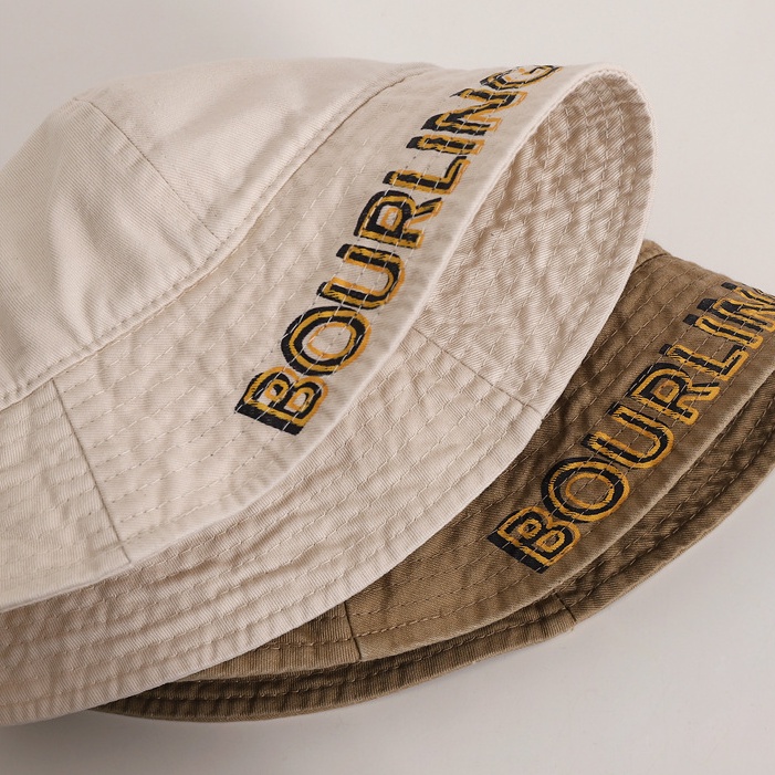 Nón Tai Bèo Màu Trơn Thêu Chữ Đơn Giản Thời Trang Hàn Quốc Cho Bé