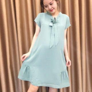 Đầm bầu đuôi cá thắt nơ xinh xắn