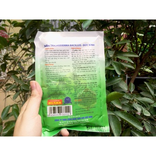 NẤM ĐỐI KHÁNG TRICHODERMA BACILLUS 200g ( Chuyên dùng để ủ phân hữu cơ và kiểm soát nấm bệnh)