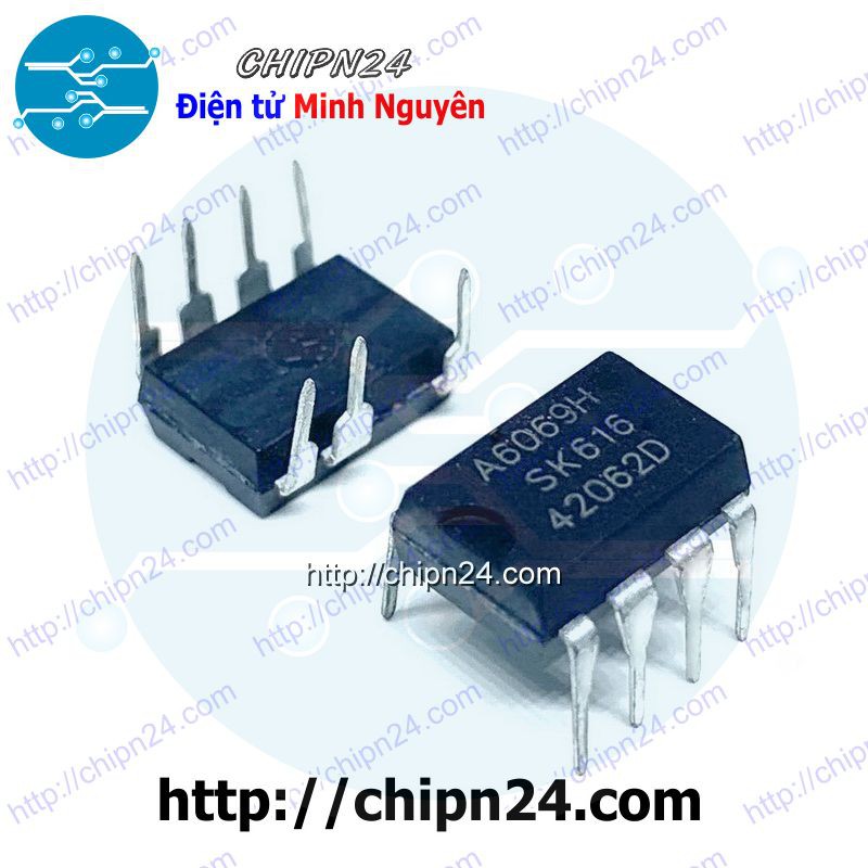 [1 CON] IC A6069 DIP-7 (STR-A6069H A6069H 6069) (IC chuyển đổi nguồn AC/DC)