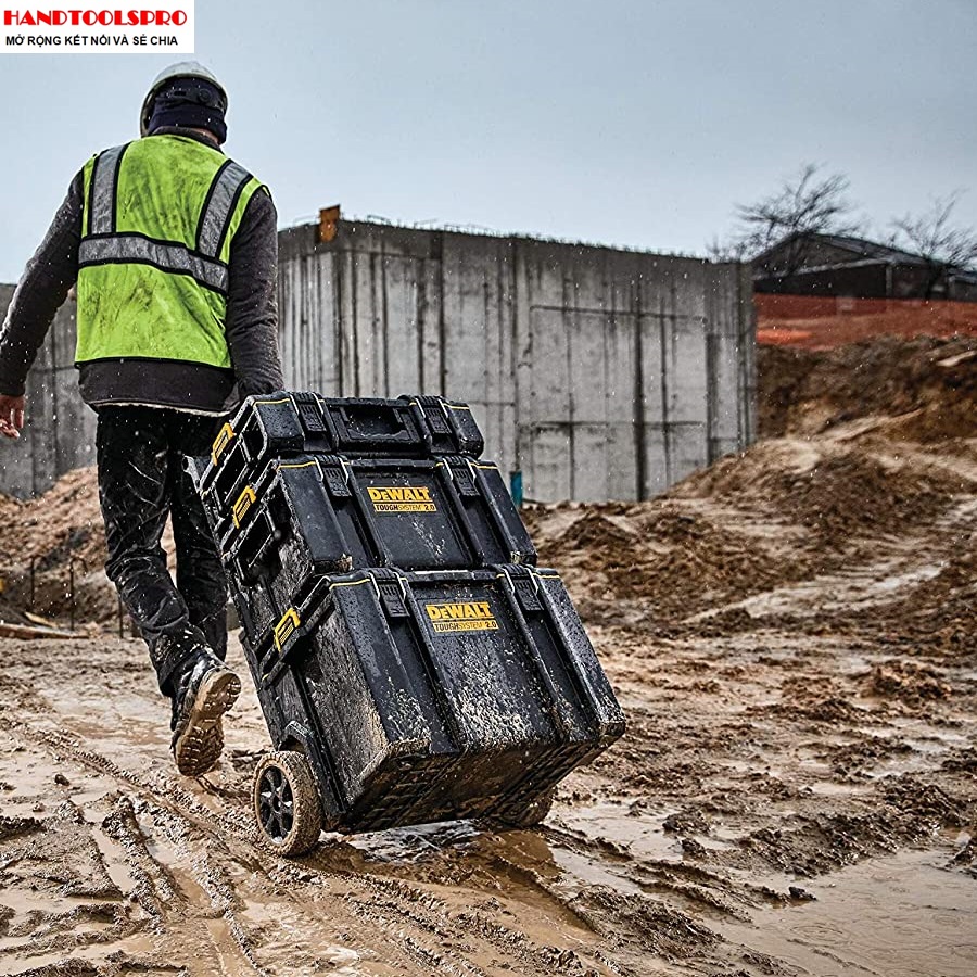 Bộ Combo 3 Hộp dụng cụ có xe đẩy  554x500x1150mm Dewalt DWST83402-1