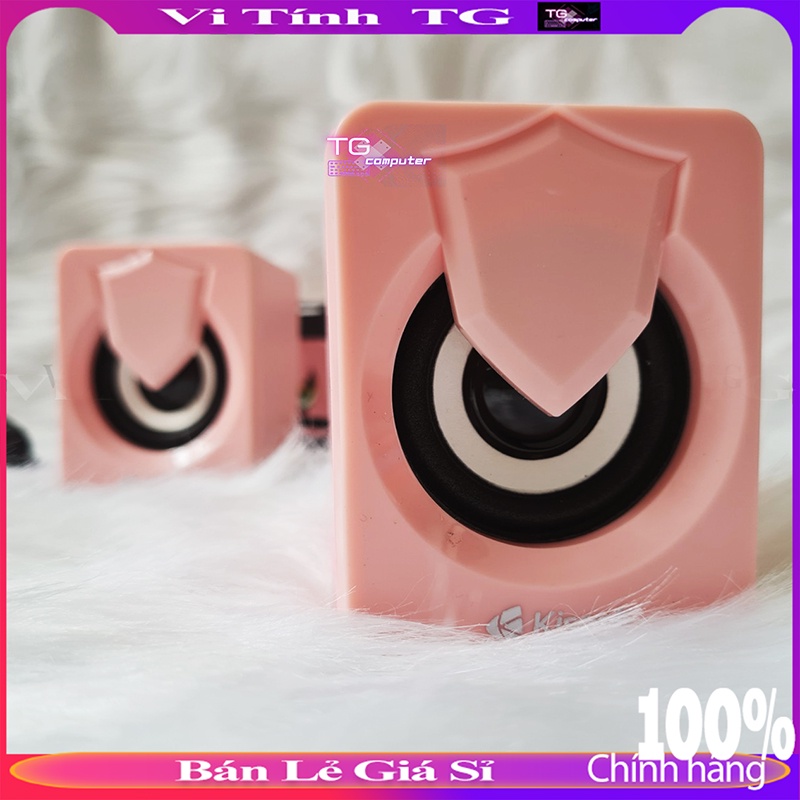 Loa màu hồng dễ thương mini cute văn phòng Vi tính TG LMNMH L1030/1040/384
