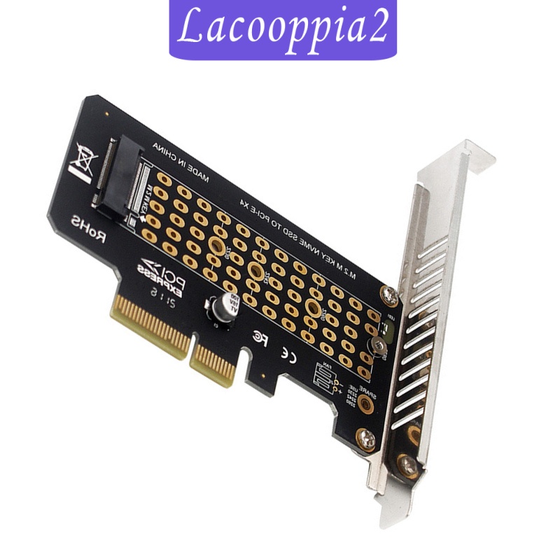 [LACOOPPIA2] PCI-E to M.2 Adapters PCI-e 3.0 Adapters Expansion Converter Adapter Card M Key +B Key Support M.2 M key NVMe SSD with PCIE Protocol