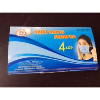Khẩu trang y tế 4 lớp (hộp 50 chiếc)
