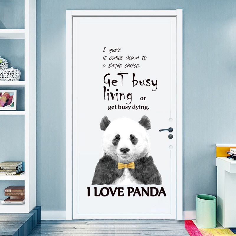 Decal Dán Tường Hình Dán Cửa Sinh Động - Được Chọn Mẫu