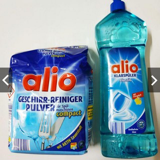 Combo bột rửa bát Alio và Bóng Alio (Đức )