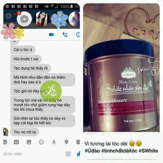 Ủ tóc nhỏ nhân sâm đào swhite 500g