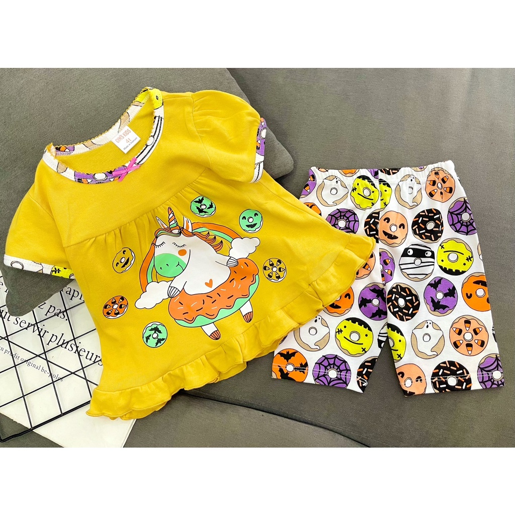 BỘ THUN LỬNG CHO BÉ GÁI IN HÌNH SIÊU DỄ THƯƠNG