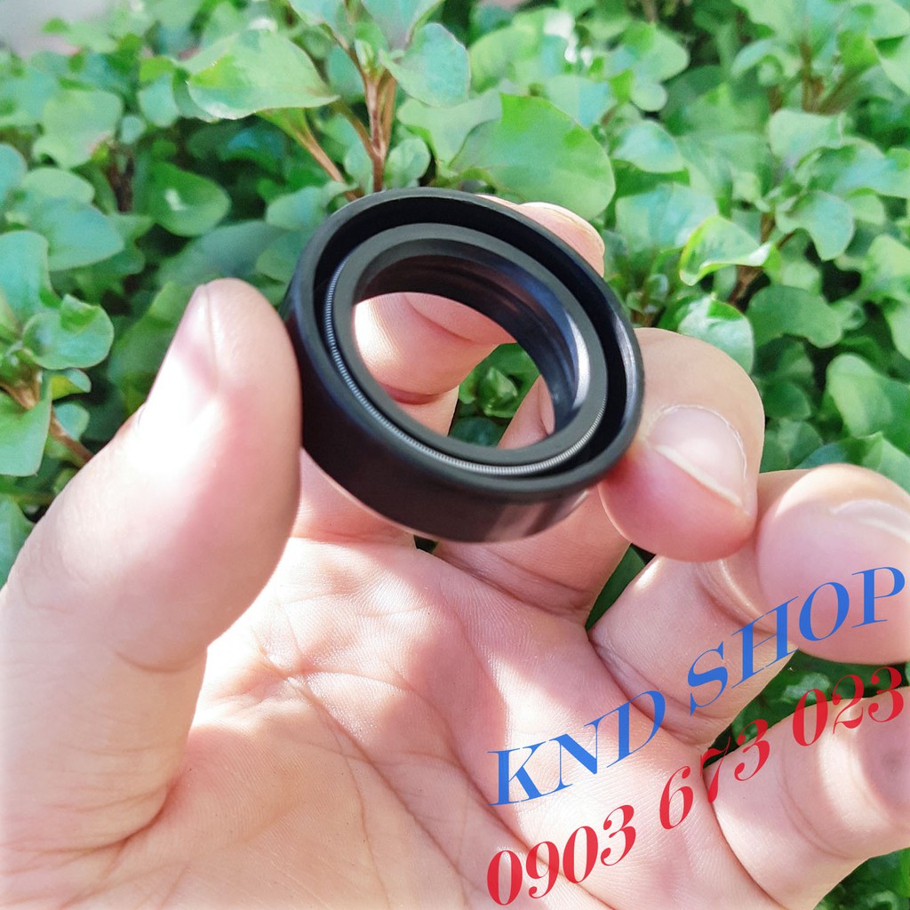 Phốt phuộc trước, phụ tùng xe máy loại vòng đệm cao su TC4 26*37*10.5 một lò xo, chắn dầu nhớt cho Honda Dream, Wave,..