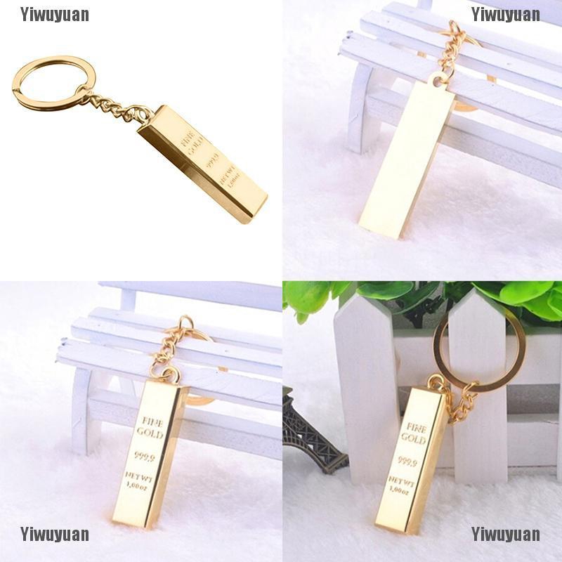 Móc Khóa Kim Loại Màu Vàng Độc Đáo Kích Thước 55X15X15X