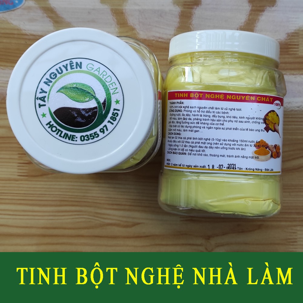 500g tinh bột nghệ nguyên chất Nông sản sạch Tây Nguyên