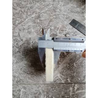Nỉ trắng đánh Bóng inox phi 100mm ( Combo 2 viên )