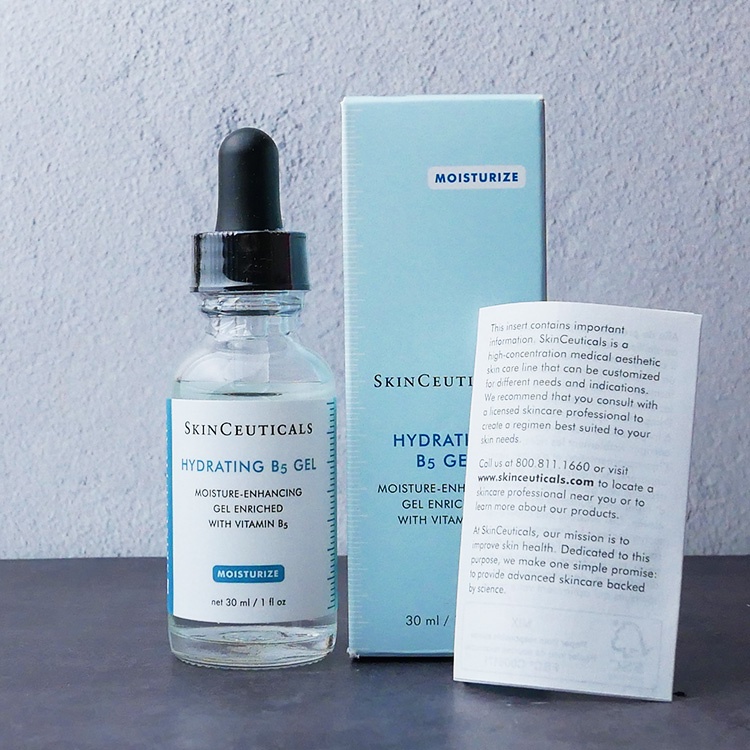Gel vitamin b5 Dưỡng Ẩm Phục Hồi Làn Da 30ml                SKINCEUTICALS vitamin B5 gel moisturizing gel essence hydrating repair 30ml