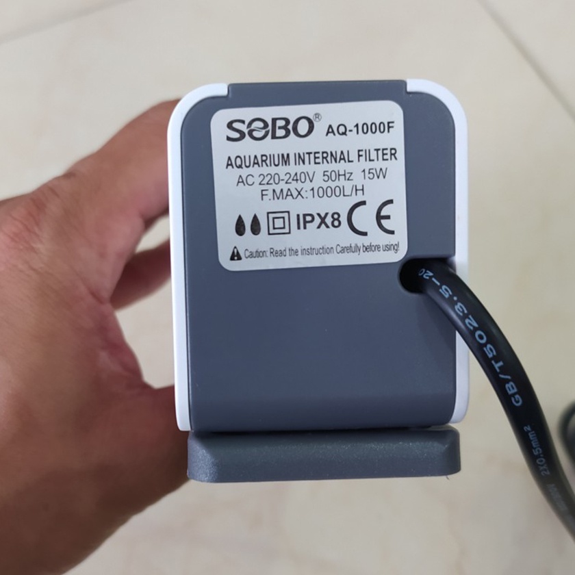 Máy lọc đa năng sobo AQ-1000F và 1500F dành cho bể cá cảnh, bể non bộ dạng mini để bàn, cá cảnh hồ cá gia đình