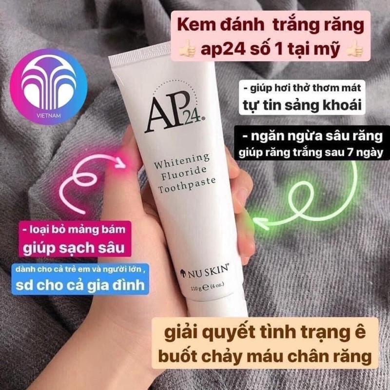 (Có bill) Kem đánh răng  AP24 - kem đánh răng trắng răng
