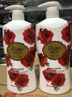 Sữa tắm Double Rich 800g ( hương hoa hồng )