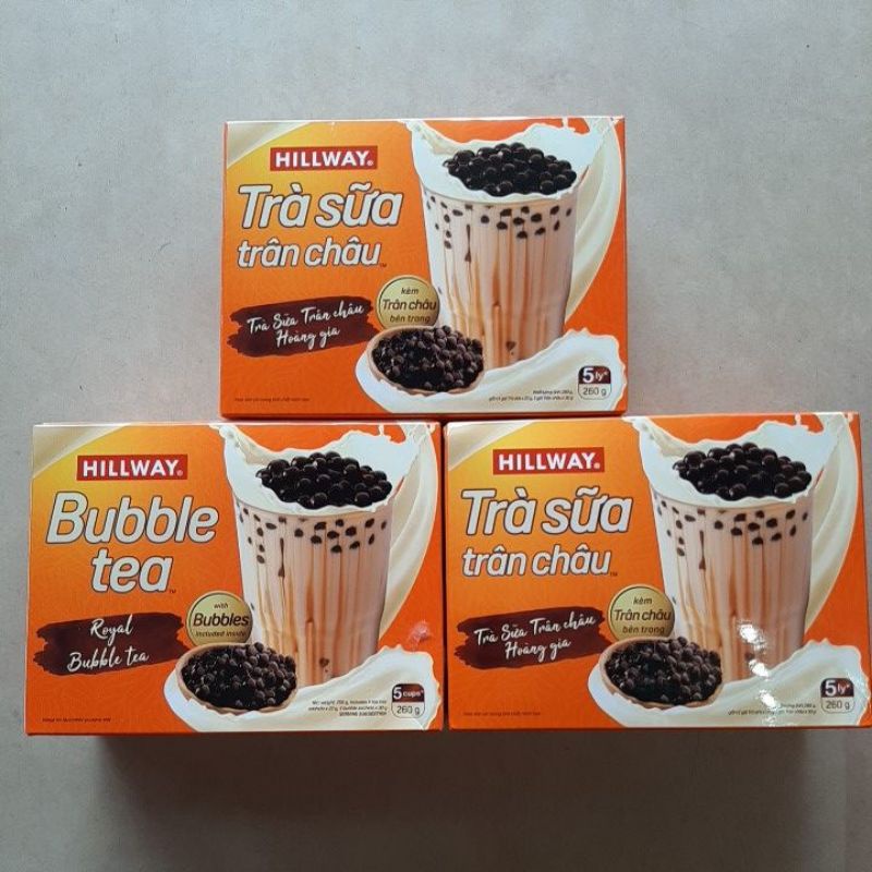 Trà sữa trân châu Hillway hộp 260 gram