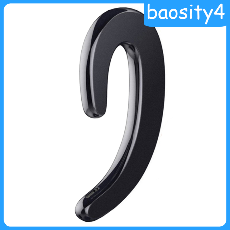 [baosity4]2 Pieces Bone Conduction Earphone Wireless Bluetooth Headphone for Phone