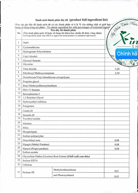 Kem nẻ valentine 20gr