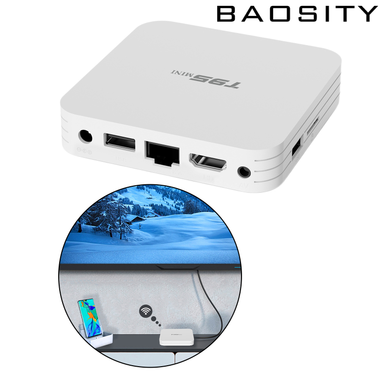 [BAOSITY]Digital WiFi 4K Smart STB Media Player Device Remote Control