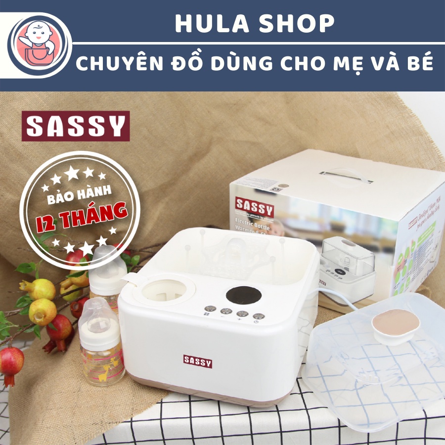 Máy tiệt trùng bình sữa và hâm sữa 2in1 Sassy - Hàng chính hãng - Bảo hành 12 tháng