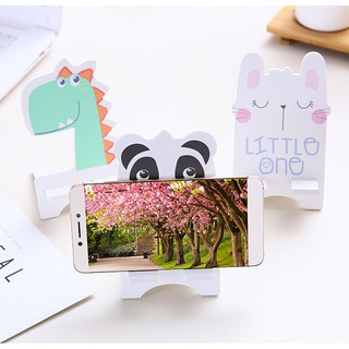 Kệ, Giá Đỡ Điện Thoại Hình Thú Dễ Thương Bằng Gỗ Kute