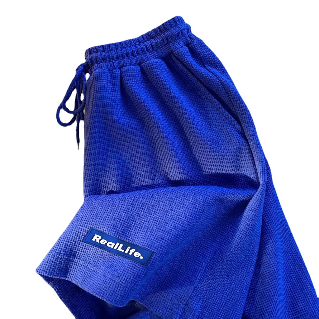 Quần Short Dáng Rộng Thoáng Khí In Chữ Phong Cách Hip Hop Nhật Bản Cá Tính Cho Nam Size M-3XL