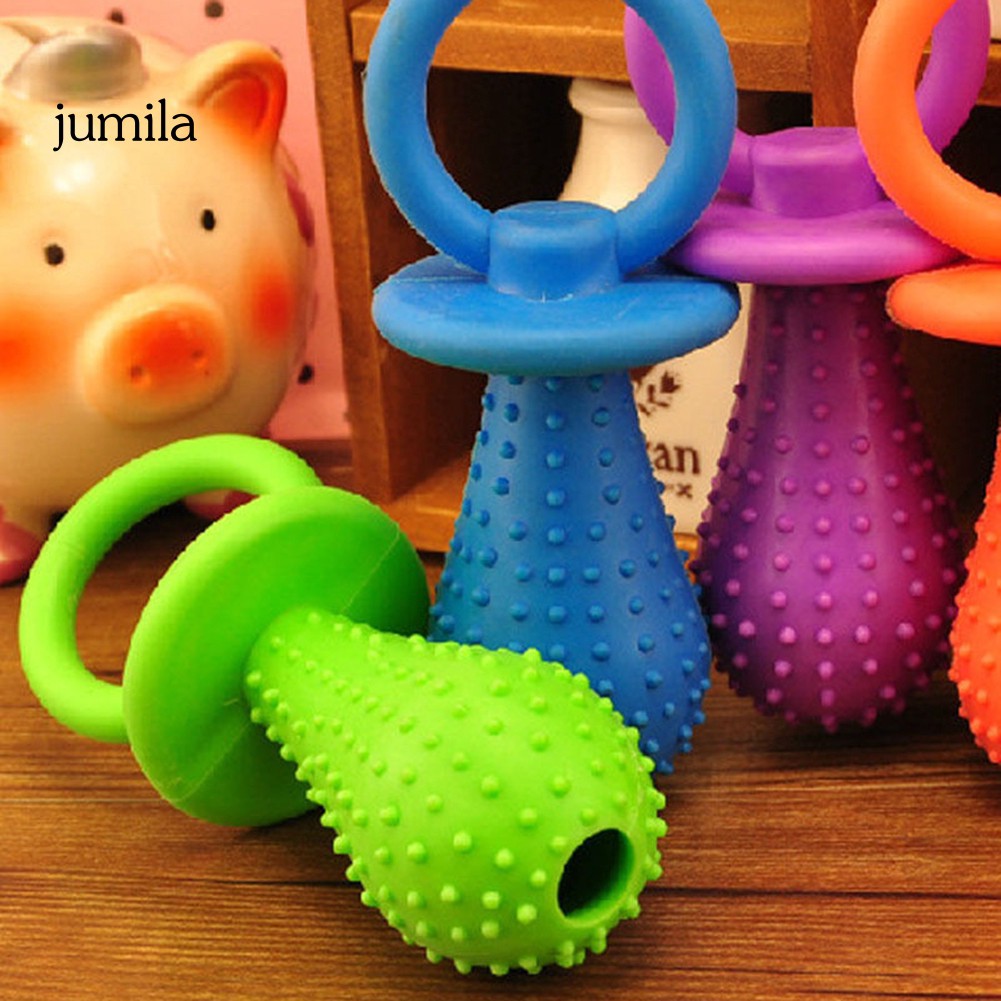 1 Núm Vú Giả Bằng Cao Su Màu Sắc Ngẫu Nhiên Cho Thú Cưng