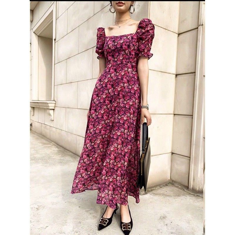 l Váy Maxi Hoa Đi Biển - Đầm Maxi Dài Du Lịch - Váy Hoa Nhí - Maxi Dress Dạ Hội Siêu Đẹp Siêu Sang k