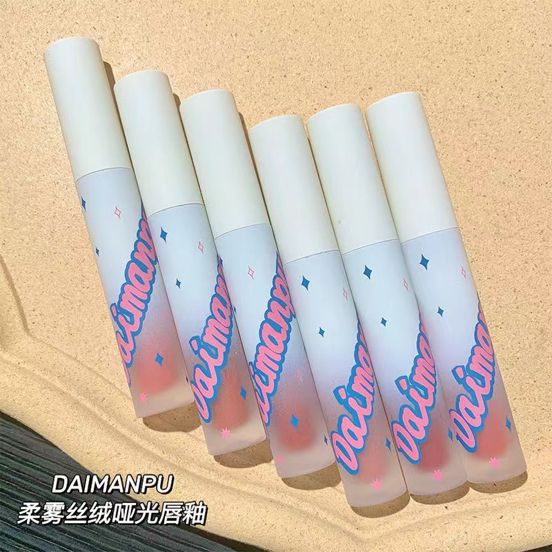 Abpopa DAIMANPU® Son Kem Màu Lì Mịn Màng Trang Điểm Chống Nước Lâu Trôi Dành Cho Học Sinh