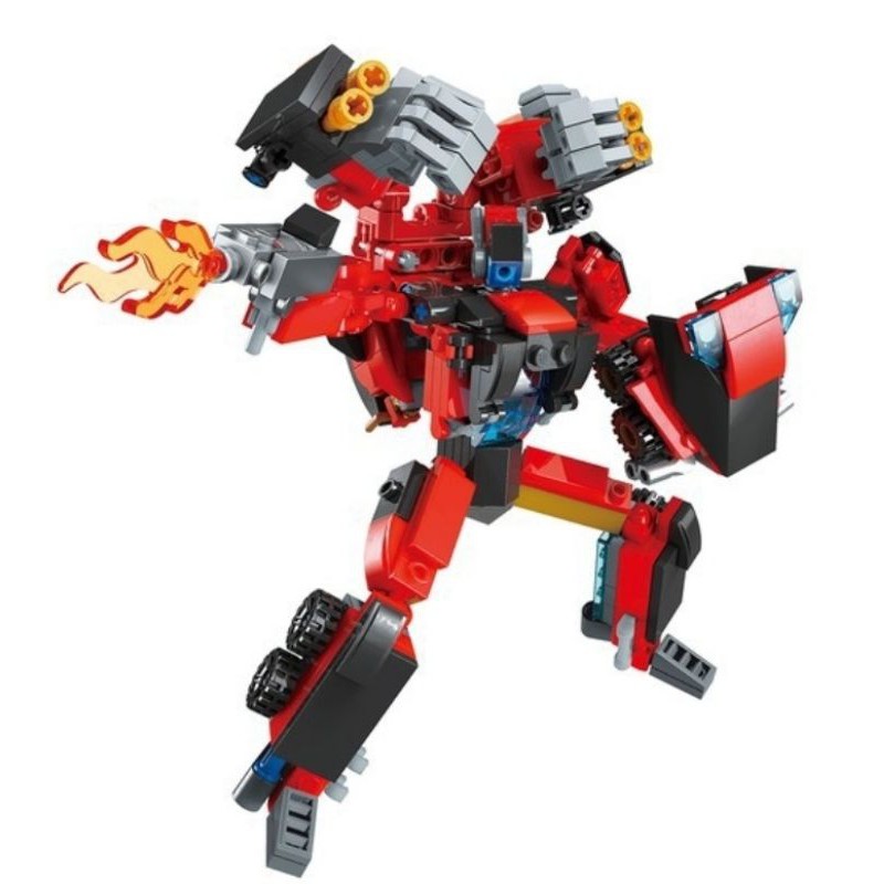 Lego QMAN 41301-41304, đồ chơi xếp hình chiến binh robot